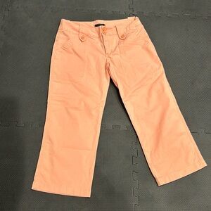 EXPRESS size 4 peachy orange pants